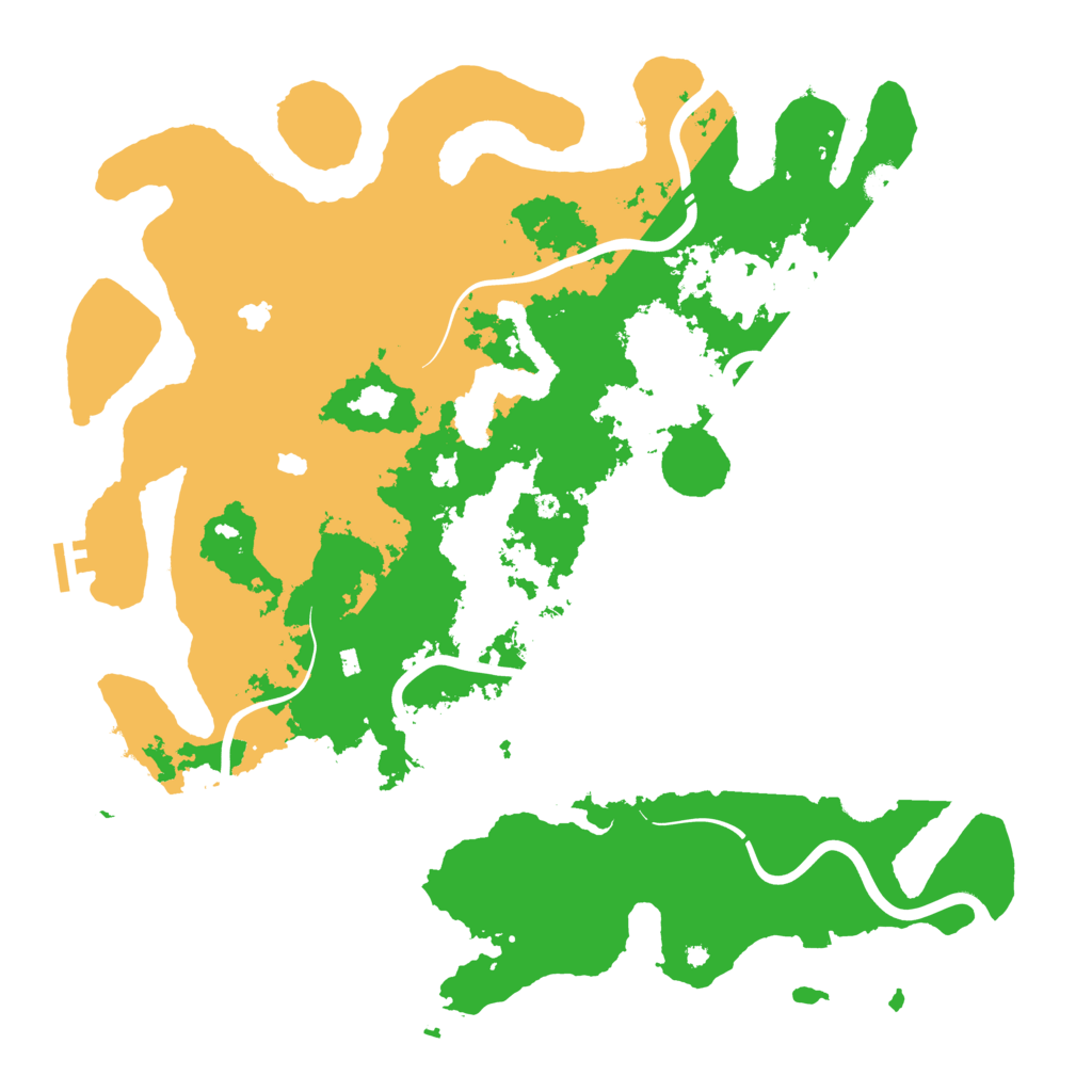 Biome Rust Map: Procedural Map, Size: 4500, Seed: 2145295469