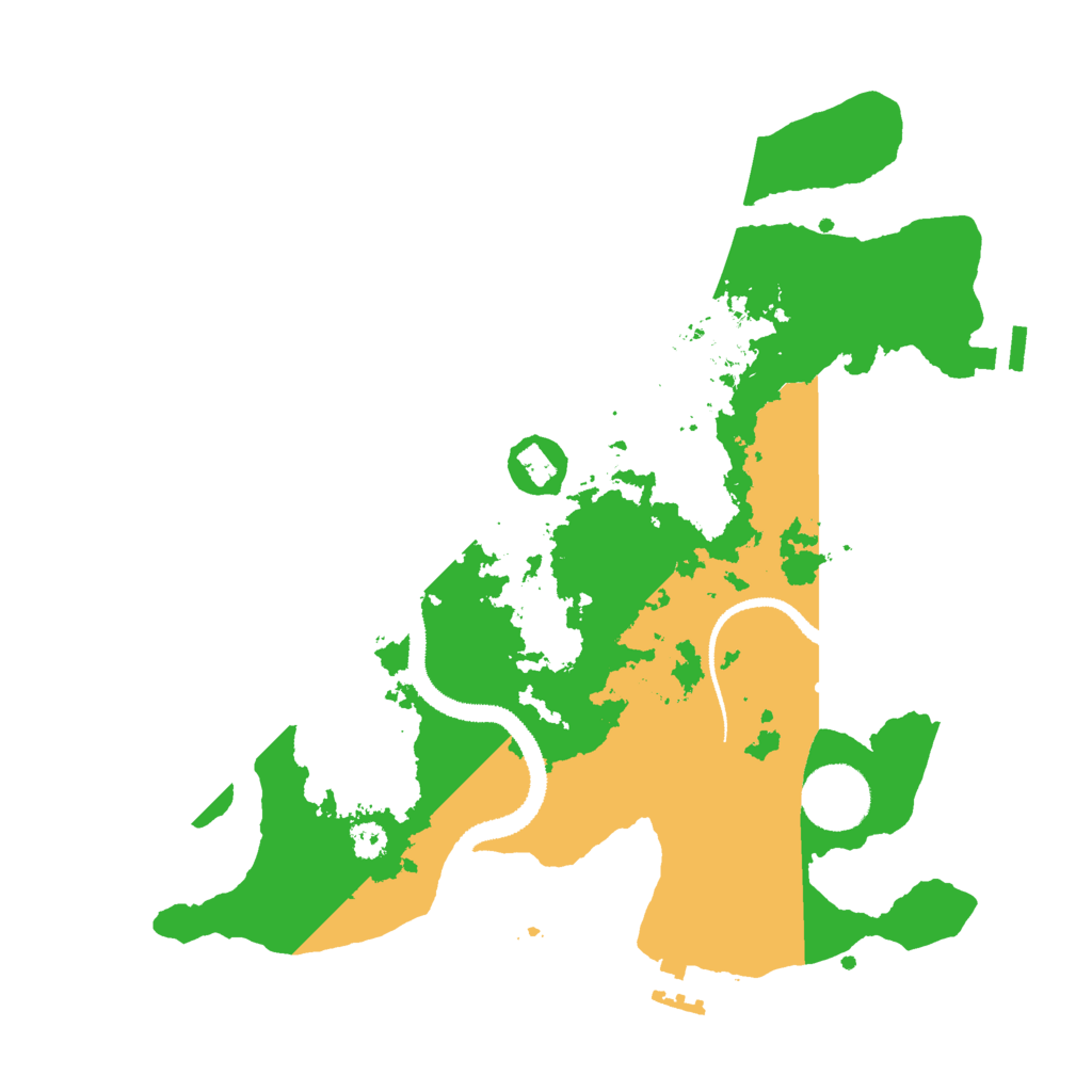 Biome Rust Map: Procedural Map, Size: 3000, Seed: 3343