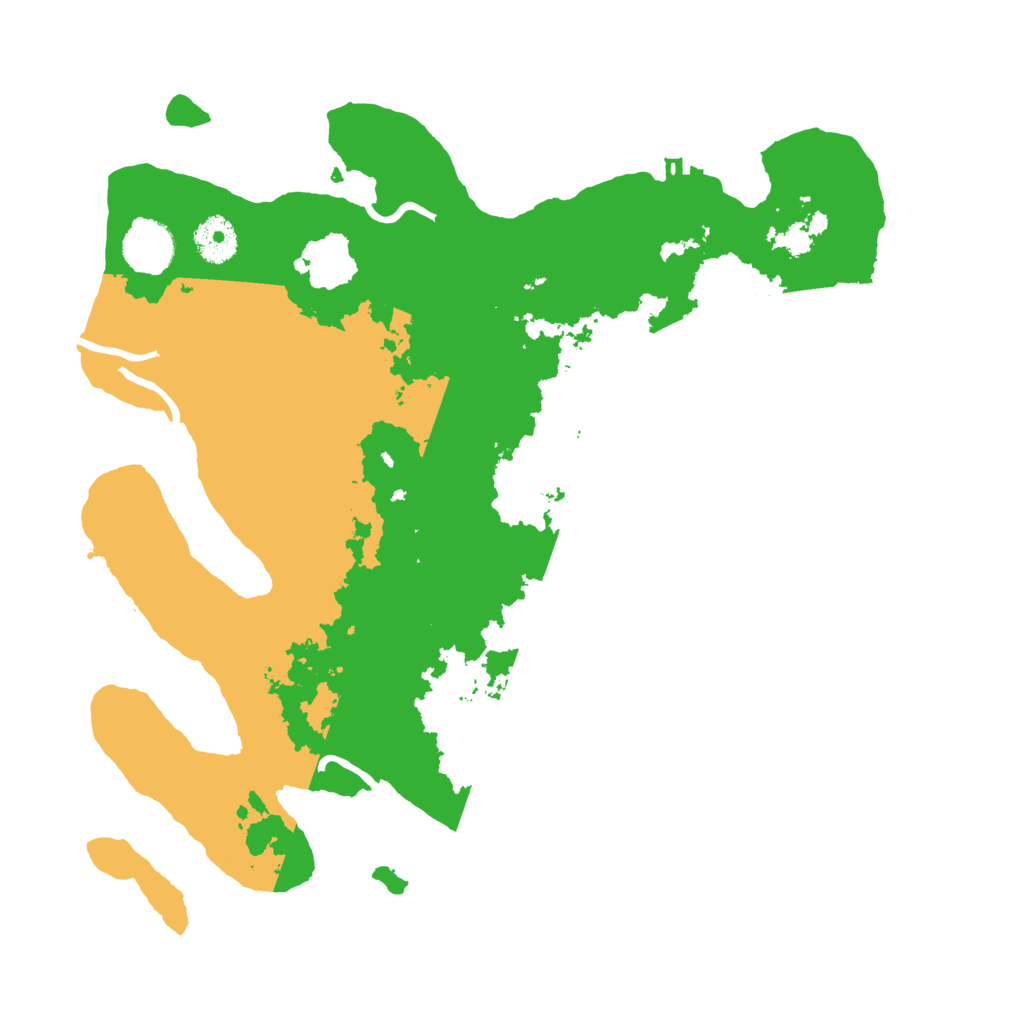 Biome Rust Map: Procedural Map, Size: 3500, Seed: 1076061869