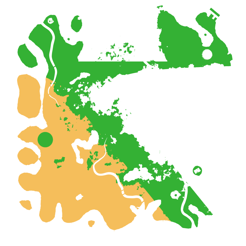 Biome Rust Map: Procedural Map, Size: 4250, Seed: 2020721764