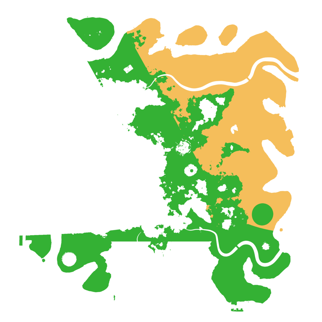 Biome Rust Map: Procedural Map, Size: 4000, Seed: 46865