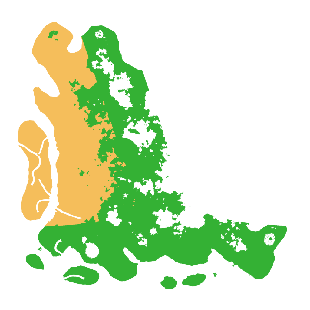 Biome Rust Map: Procedural Map, Size: 4000, Seed: 51421