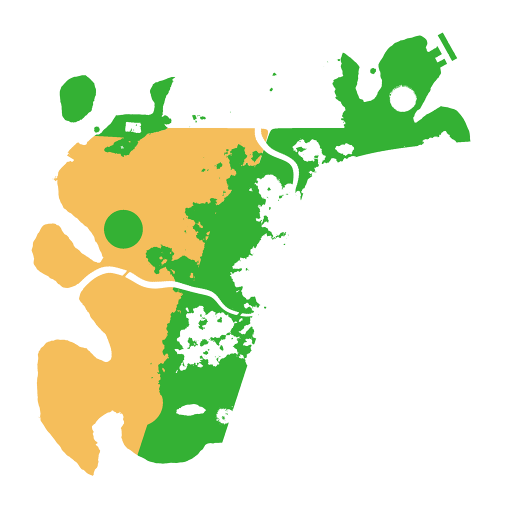 Biome Rust Map: Procedural Map, Size: 3500, Seed: 897248003