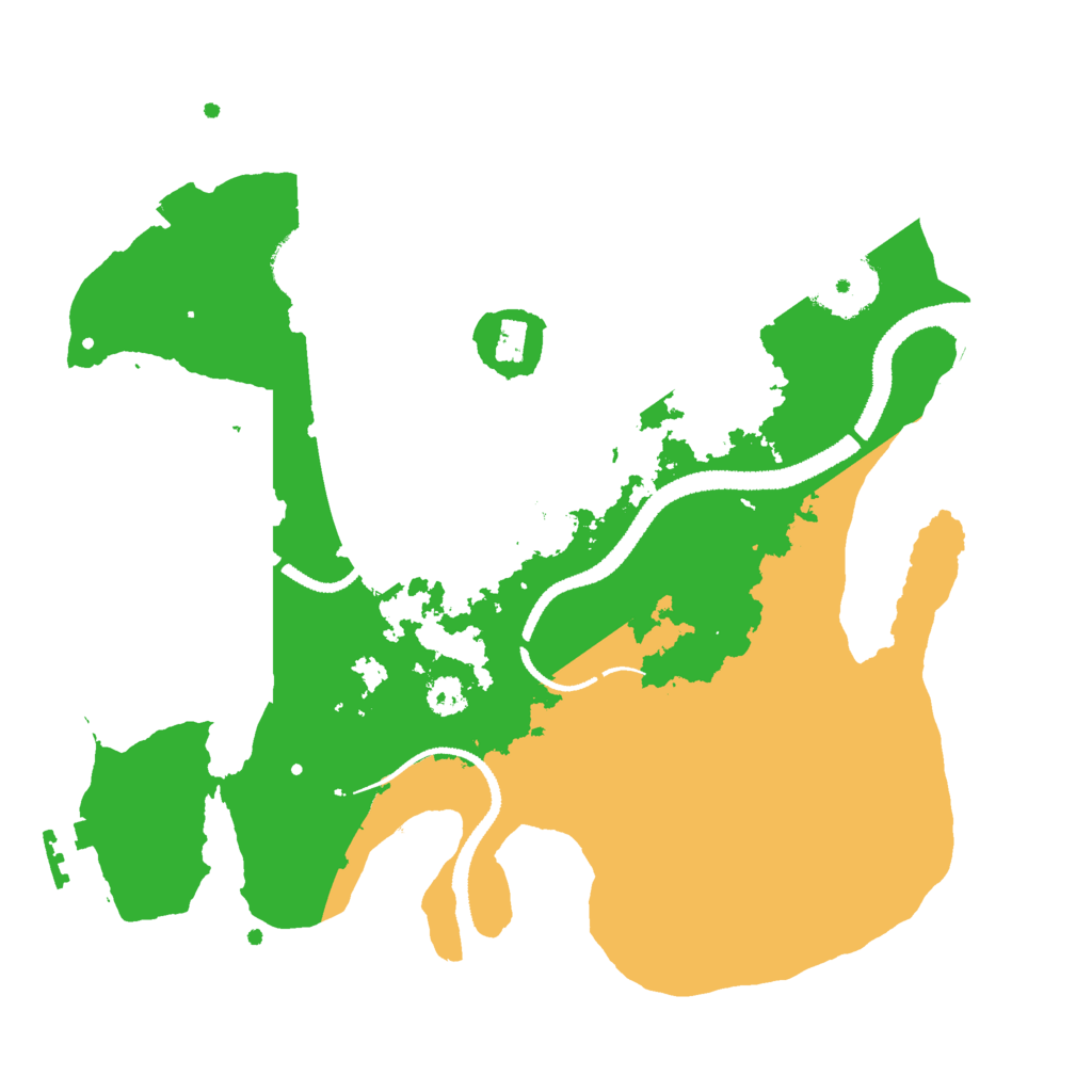 Biome Rust Map: Procedural Map, Size: 2800, Seed: 128541328