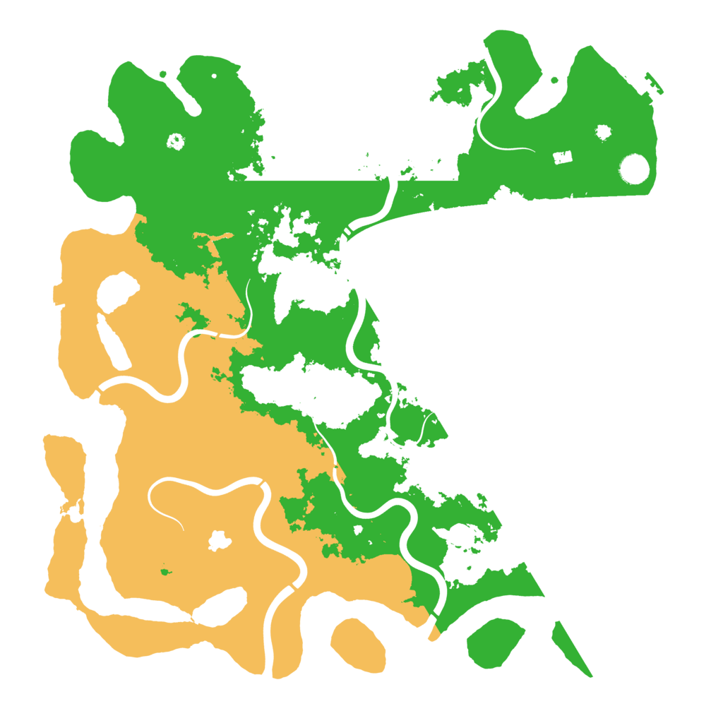 Biome Rust Map: Procedural Map, Size: 4250, Seed: 184412441
