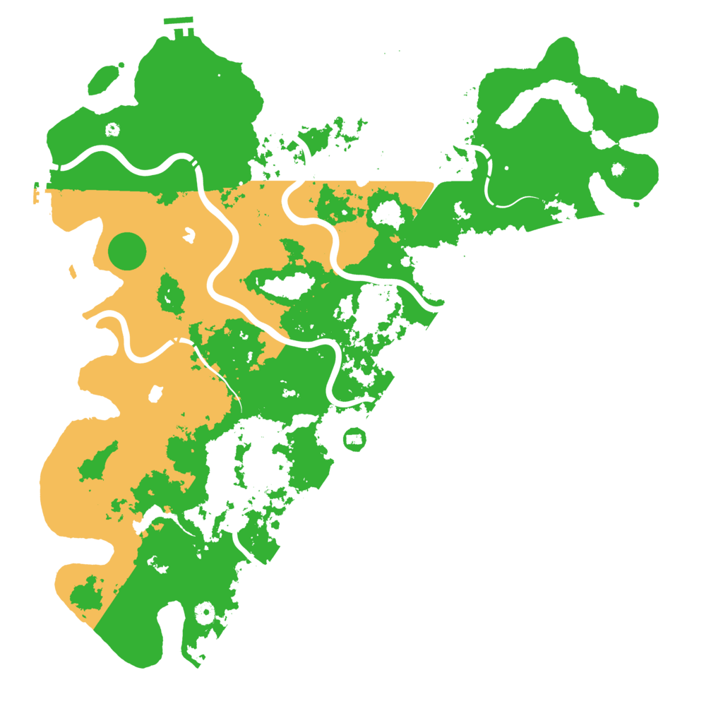 Biome Rust Map: Procedural Map, Size: 5000, Seed: 788016249