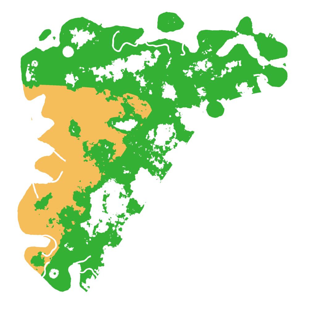 Biome Rust Map: Procedural Map, Size: 5000, Seed: 788016249