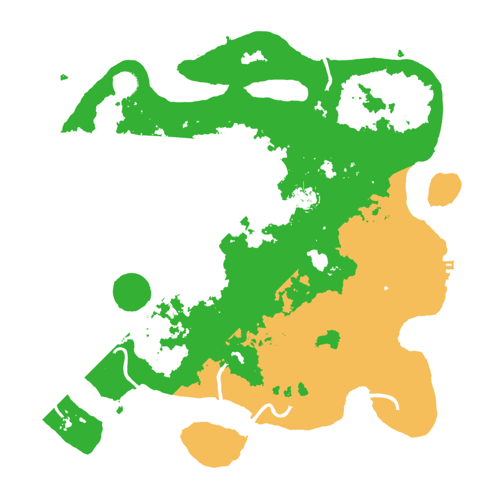 Biome Rust Map: Procedural Map, Size: 3500, Seed: 11137038