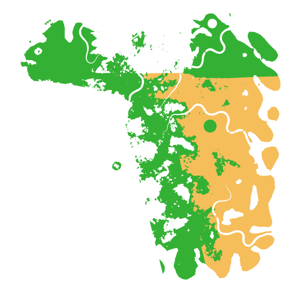 Biome Rust Map: Procedural Map, Size: 6000, Seed: 5645212