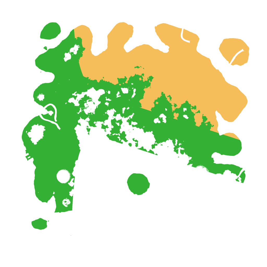 Biome Rust Map: Procedural Map, Size: 3500, Seed: 38006993