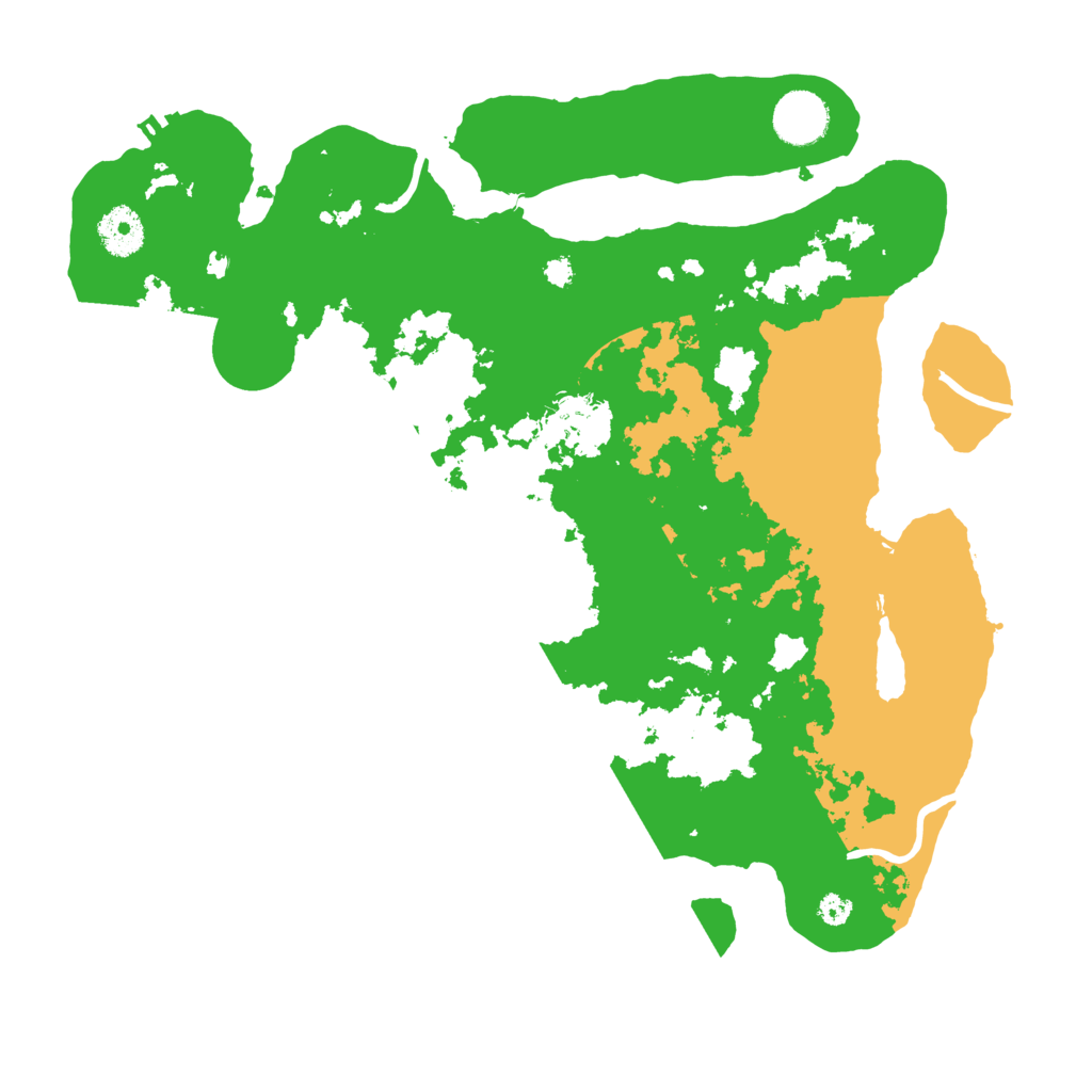 Biome Rust Map: Procedural Map, Size: 3500, Seed: 49258520