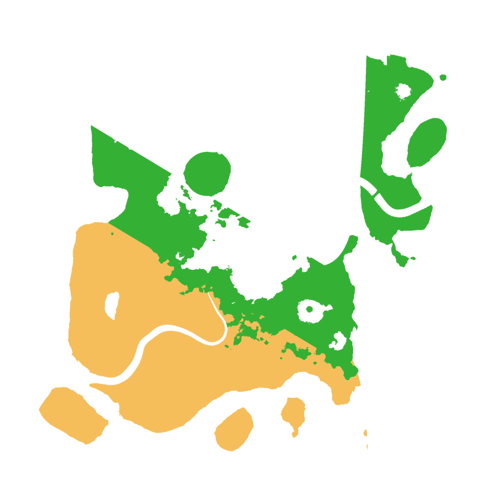 Biome Rust Map: Procedural Map, Size: 3000, Seed: 13112312