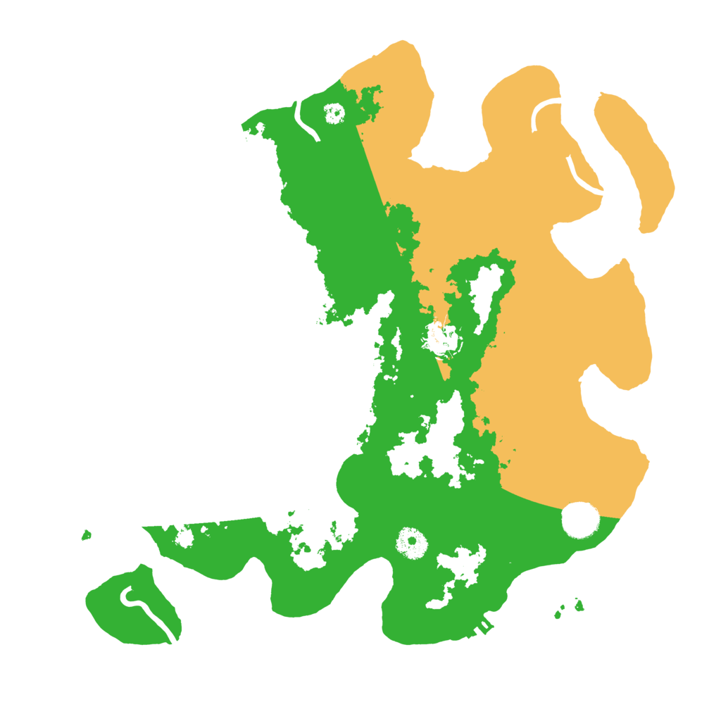 Biome Rust Map: Procedural Map, Size: 3500, Seed: 715081505