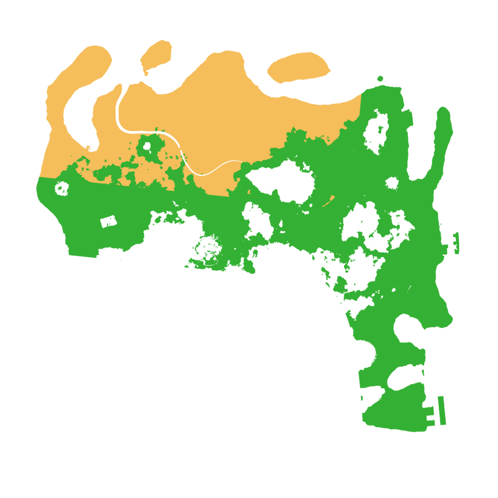 Biome Rust Map: Procedural Map, Size: 3500, Seed: 1283872140