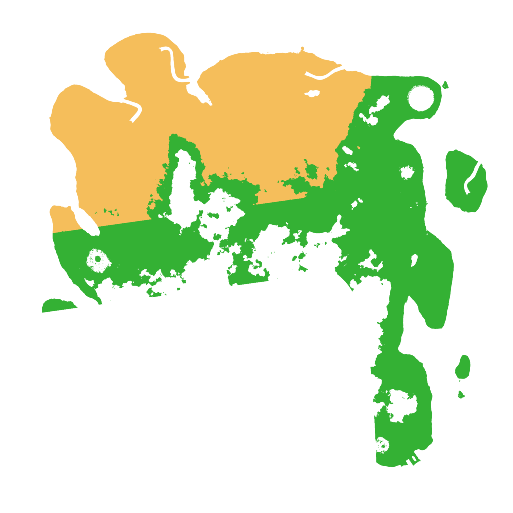 Biome Rust Map: Procedural Map, Size: 3550, Seed: 29897682