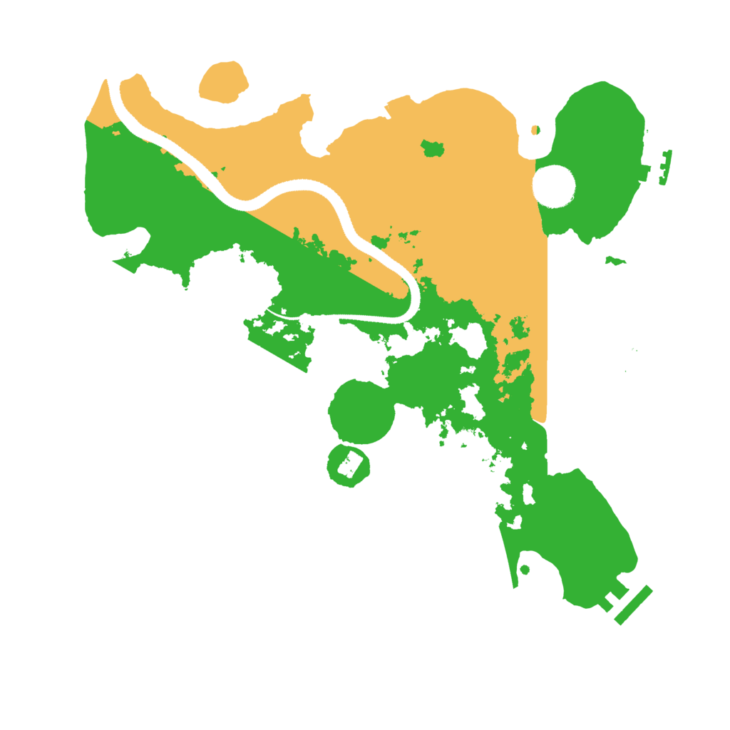 Biome Rust Map: Procedural Map, Size: 3100, Seed: 65456