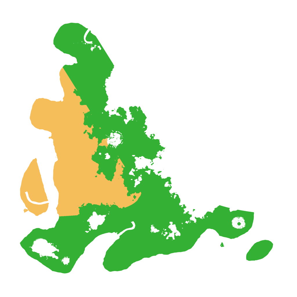 Biome Rust Map: Procedural Map, Size: 3500, Seed: 894896933