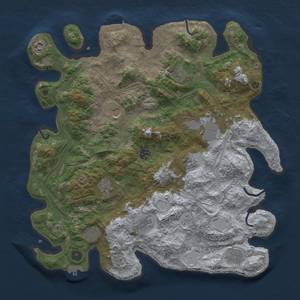 Thumbnail Rust Map: Procedural Map, Size: 4250, Seed: 299763611, 20 Monuments