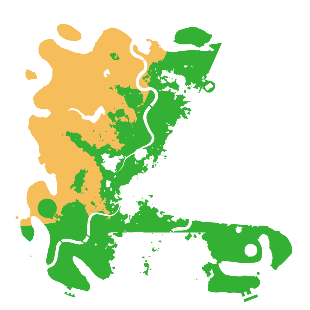 Biome Rust Map: Procedural Map, Size: 4300, Seed: 1853648381