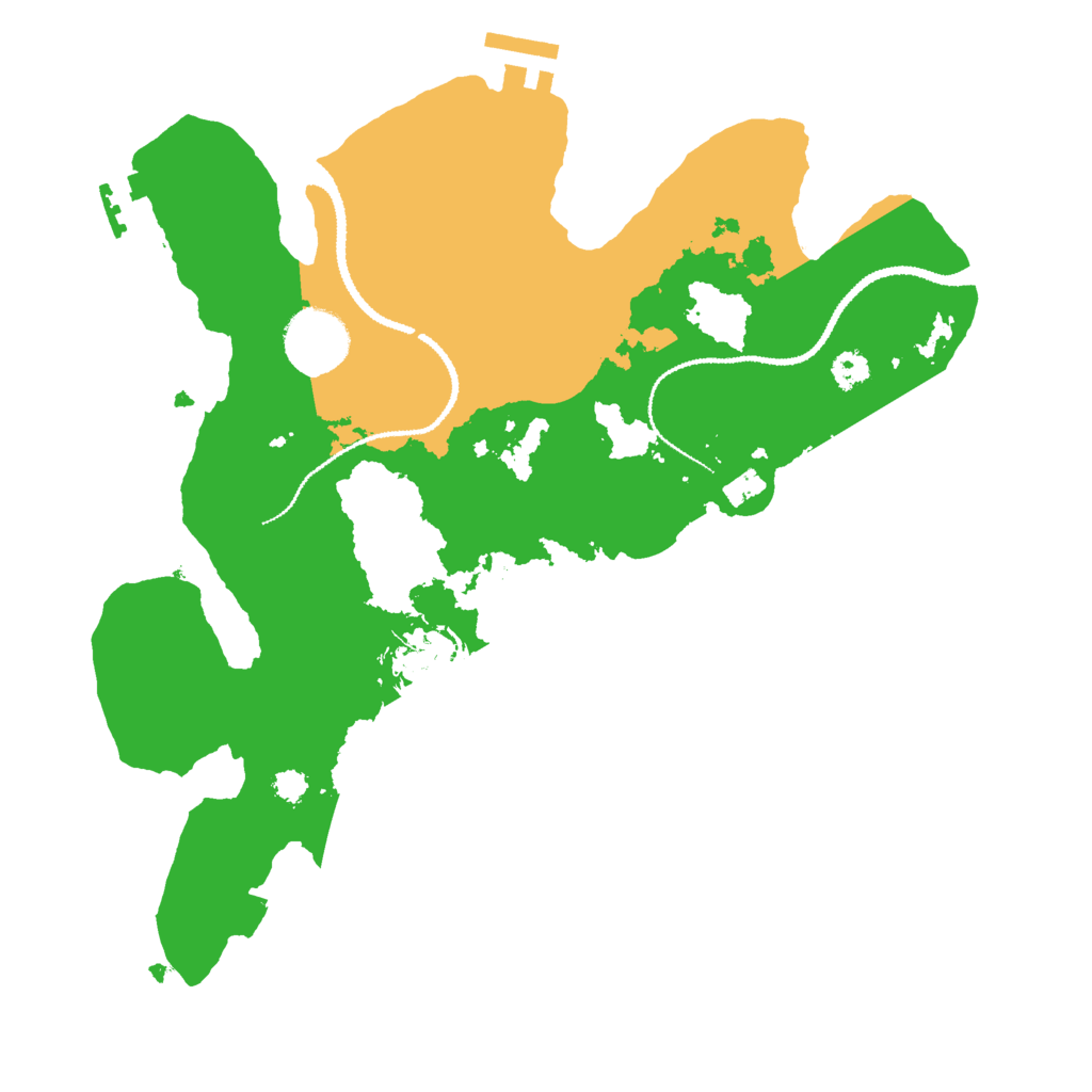 Biome Rust Map: Procedural Map, Size: 3000, Seed: 16969