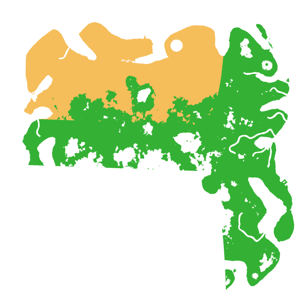 Biome Rust Map: Procedural Map, Size: 4500, Seed: 1999215811