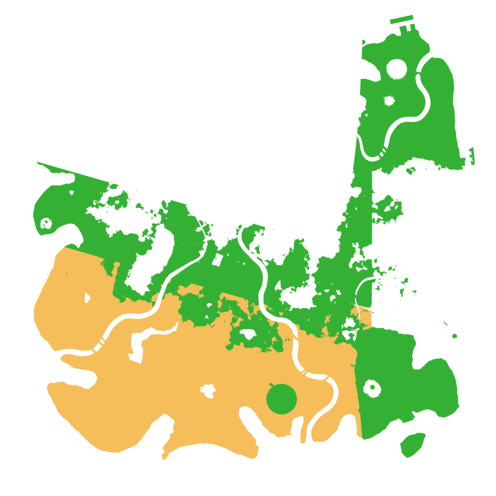 Biome Rust Map: Procedural Map, Size: 4300, Seed: 347585262
