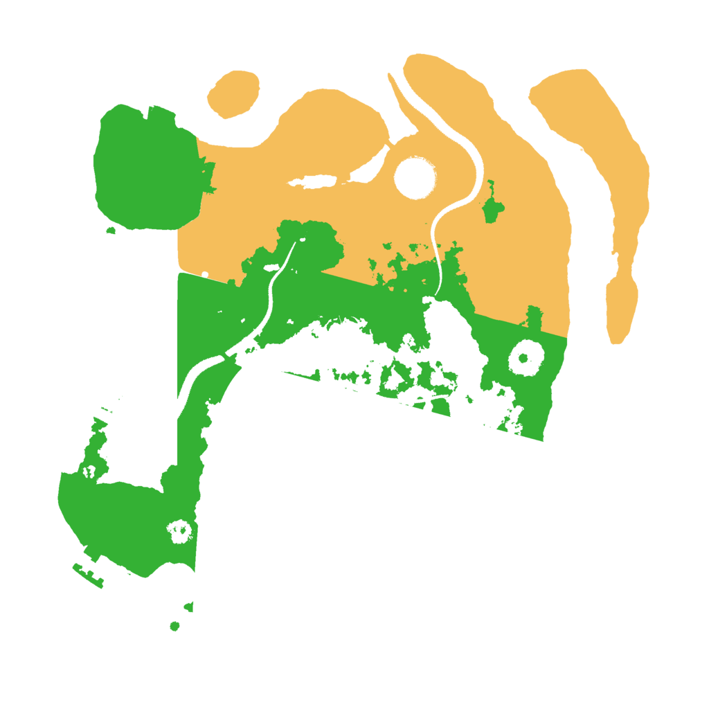 Biome Rust Map: Procedural Map, Size: 3000, Seed: 1034977820