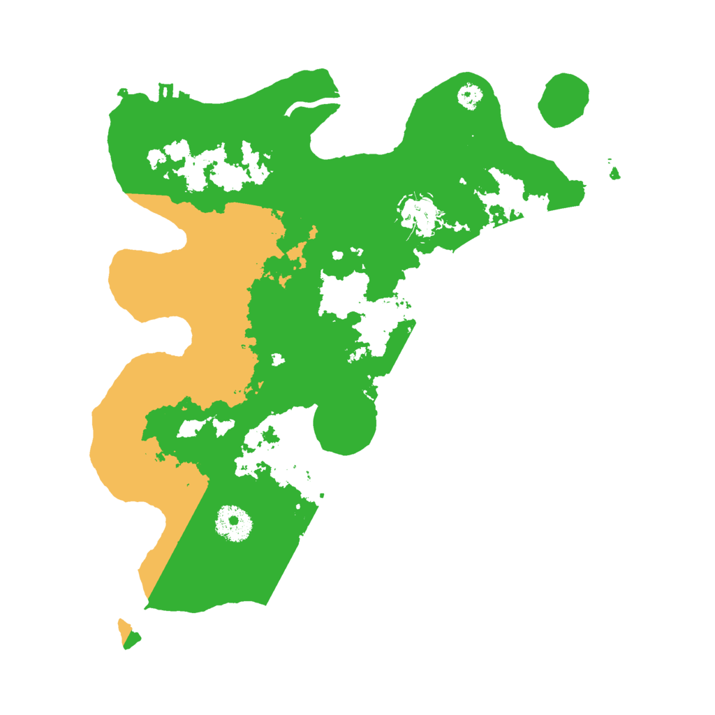 Biome Rust Map: Procedural Map, Size: 3000, Seed: 1045396