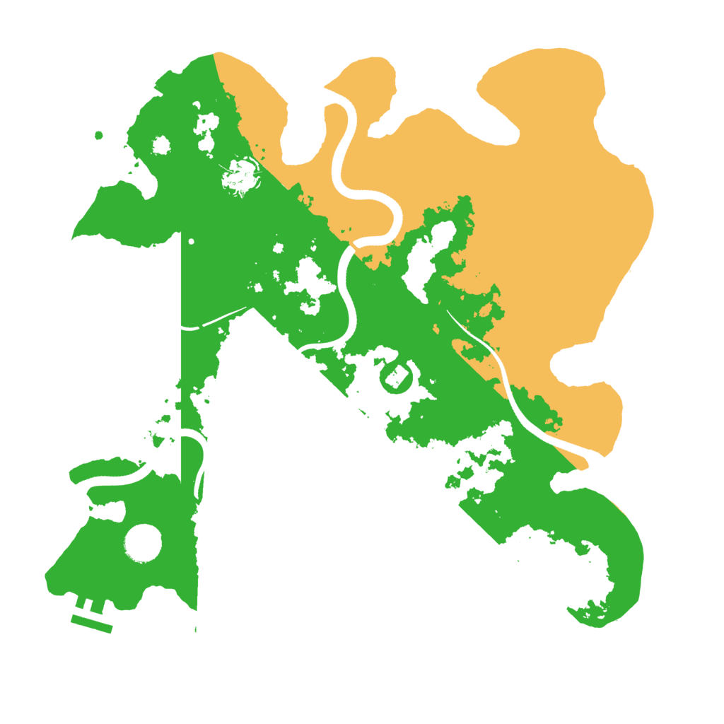 Biome Rust Map: Procedural Map, Size: 3500, Seed: 1915403