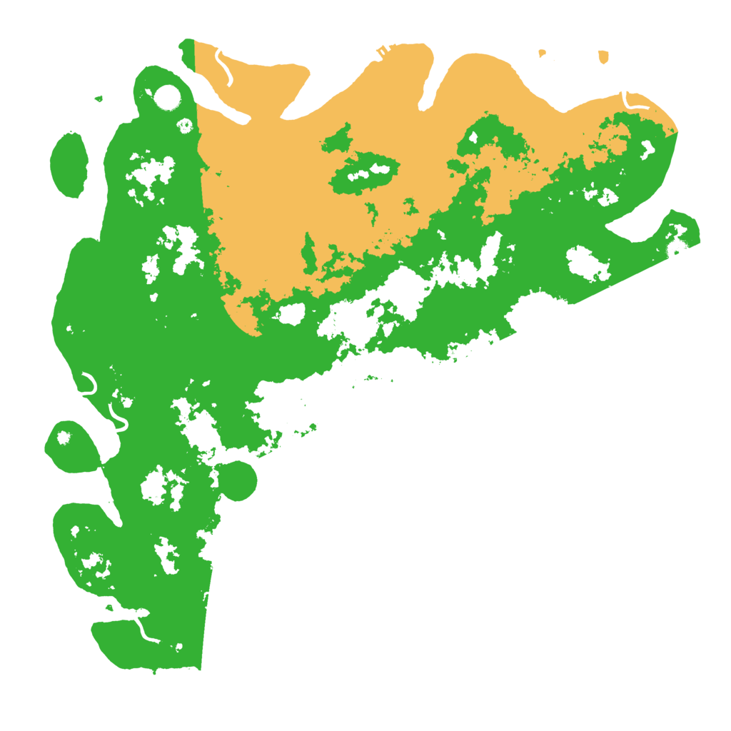 Biome Rust Map: Procedural Map, Size: 5000, Seed: 42378412
