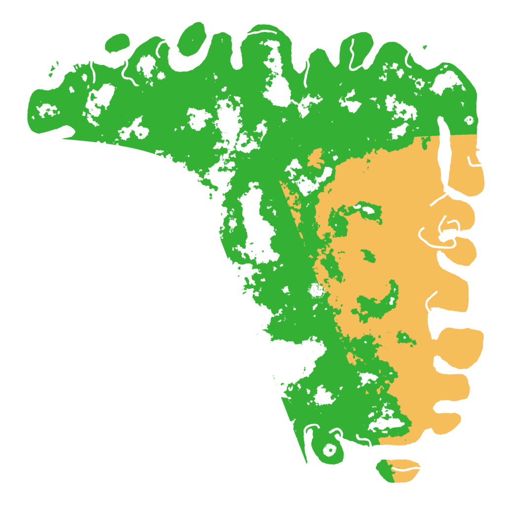 Biome Rust Map: Procedural Map, Size: 6000, Seed: 435917