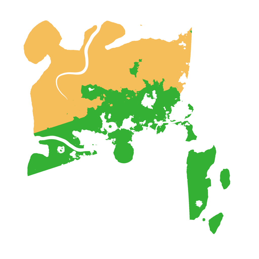 Biome Rust Map: Procedural Map, Size: 3500, Seed: 1209782073