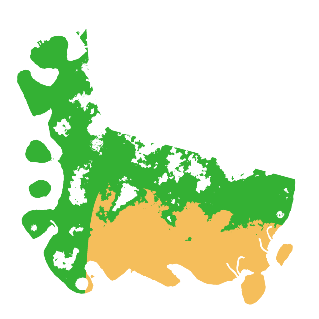 Biome Rust Map: Procedural Map, Size: 4500, Seed: 734572267