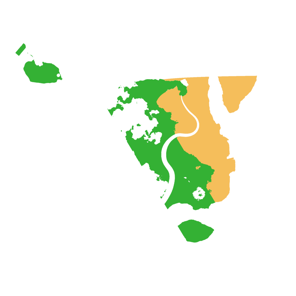 Biome Rust Map: Procedural Map, Size: 2500, Seed: 615068426