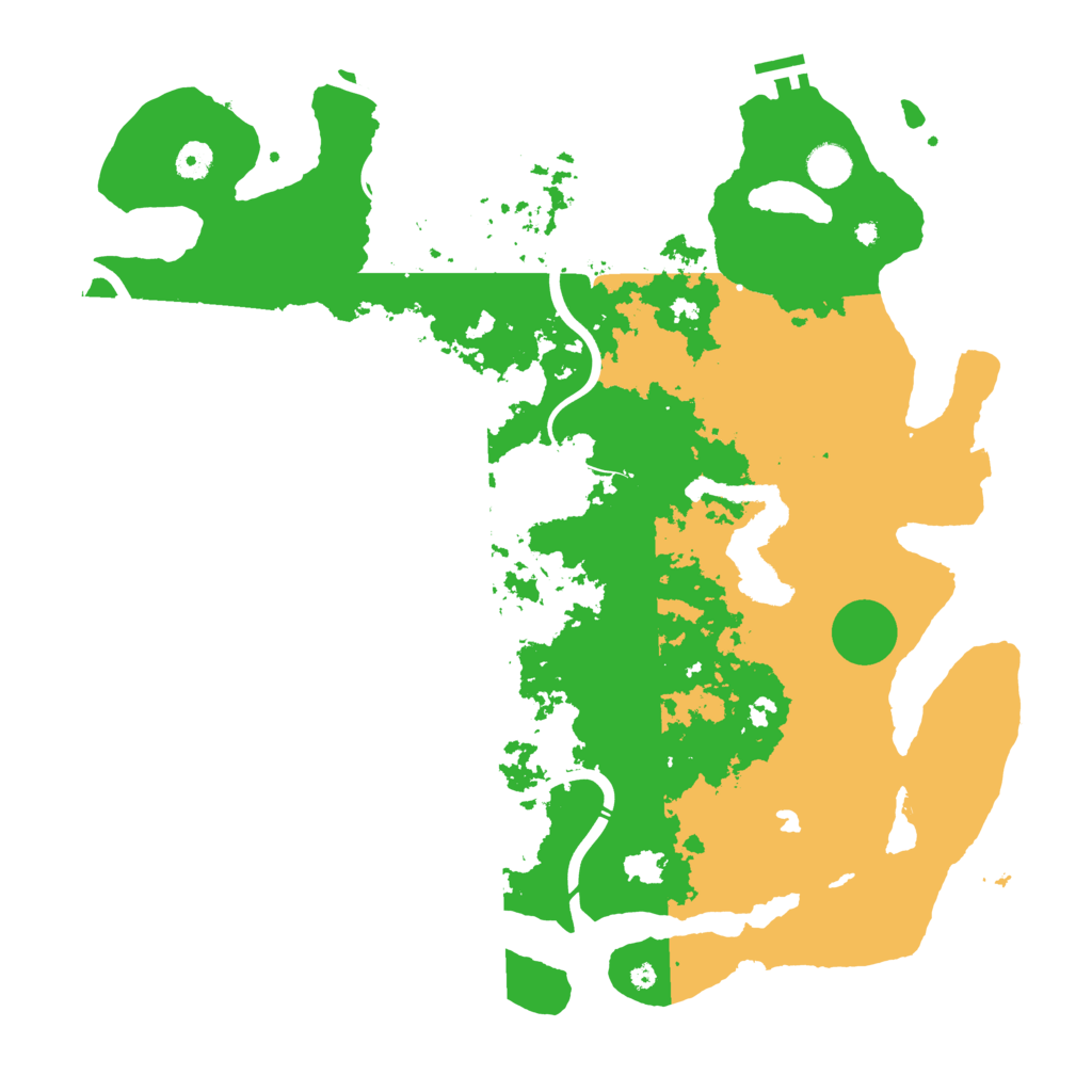 Biome Rust Map: Procedural Map, Size: 4400, Seed: 763885633
