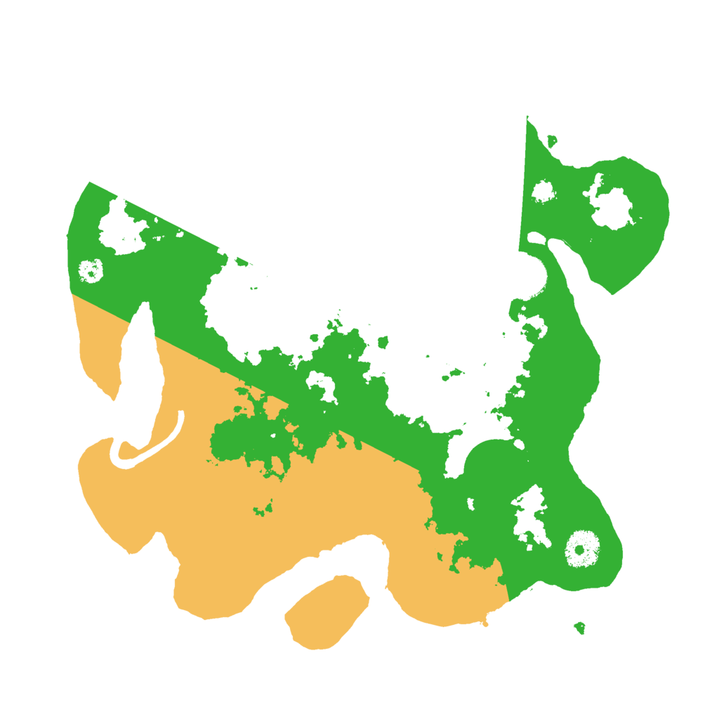 Biome Rust Map: Procedural Map, Size: 3000, Seed: 13549