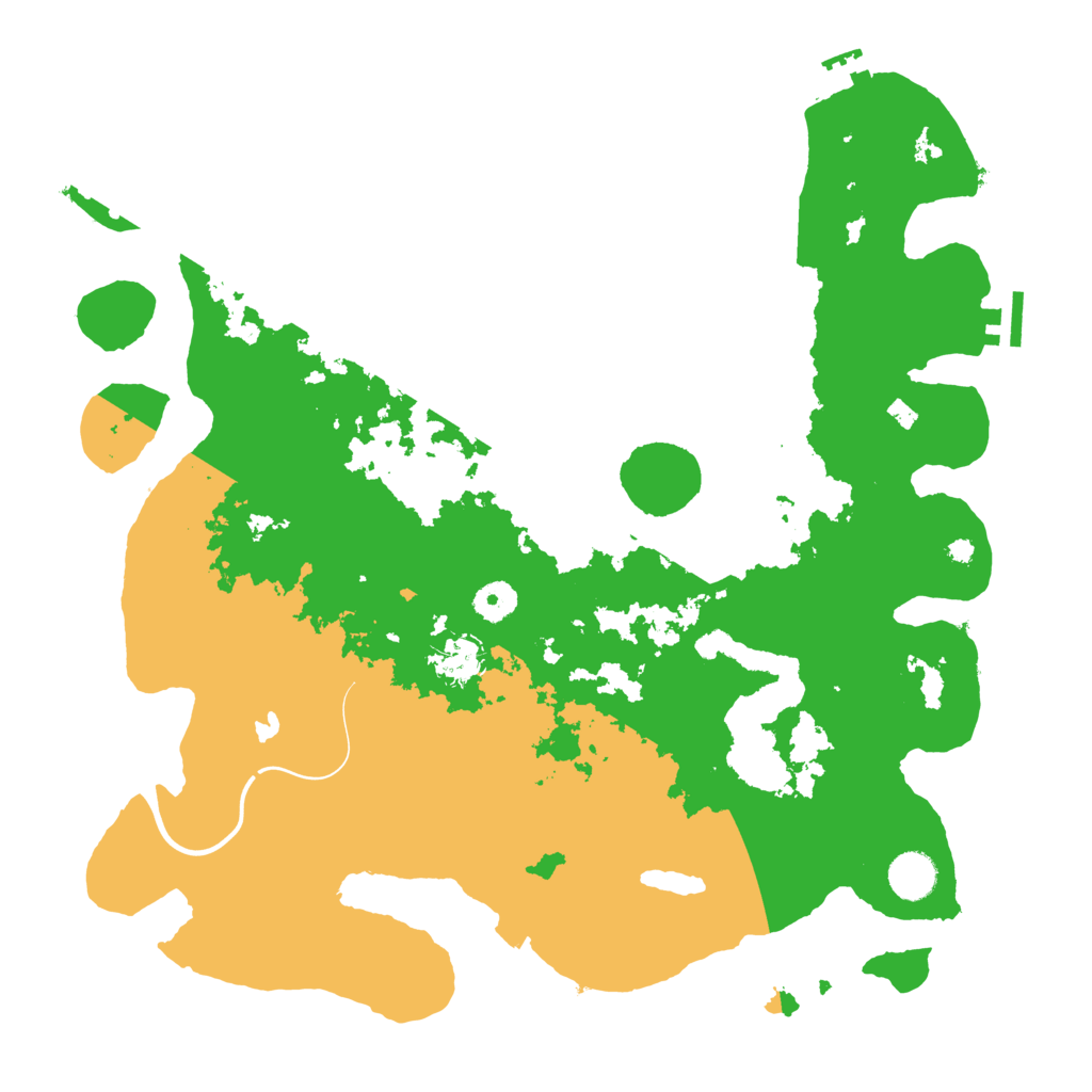 Biome Rust Map: Procedural Map, Size: 4000, Seed: 376340