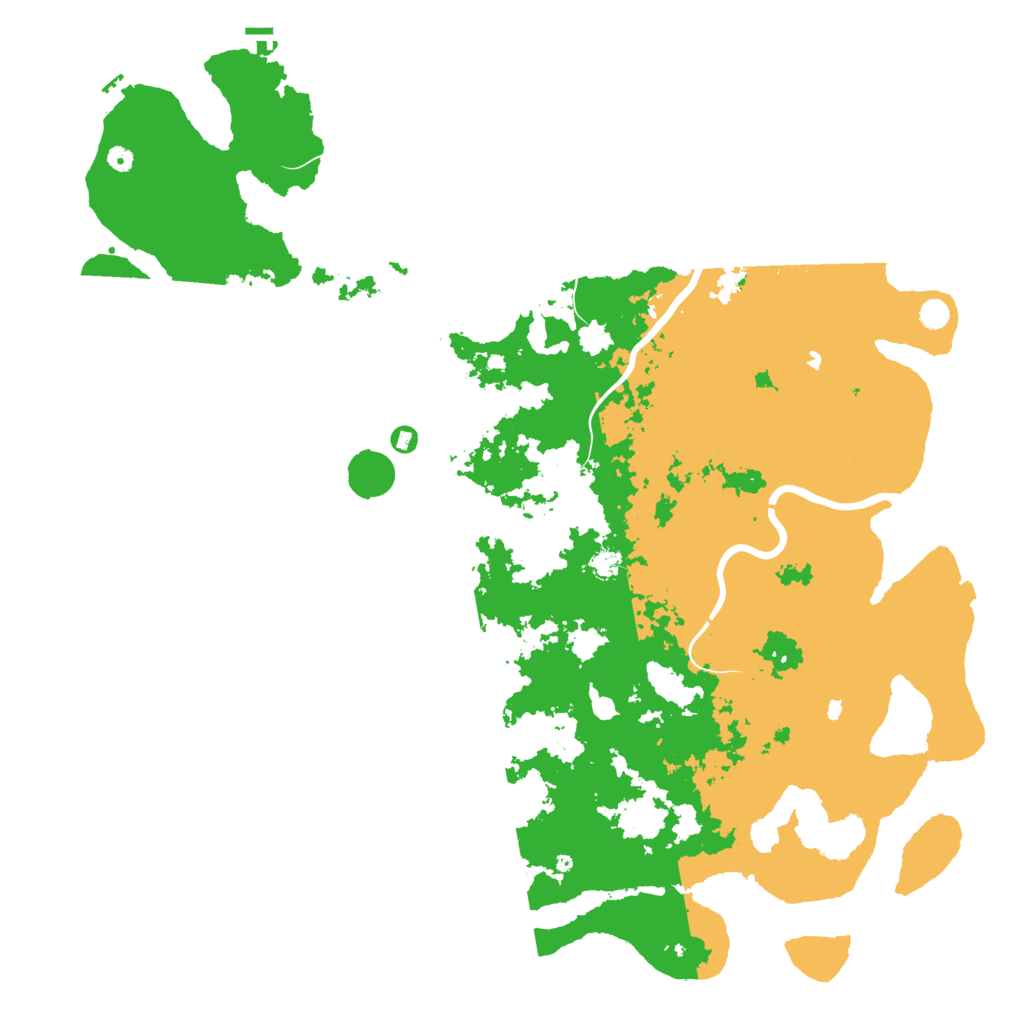 Biome Rust Map: Procedural Map, Size: 6000, Seed: 15426868