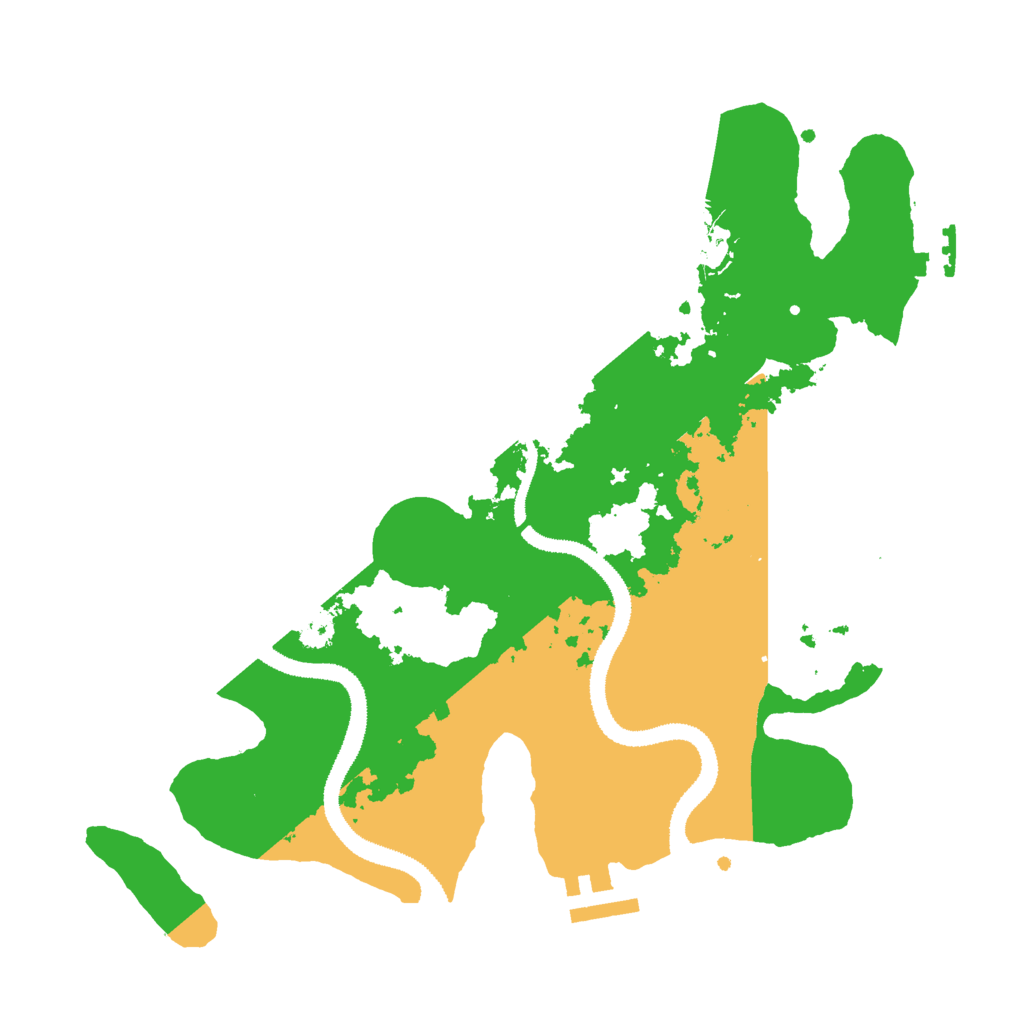 Biome Rust Map: Procedural Map, Size: 3000, Seed: 663565950