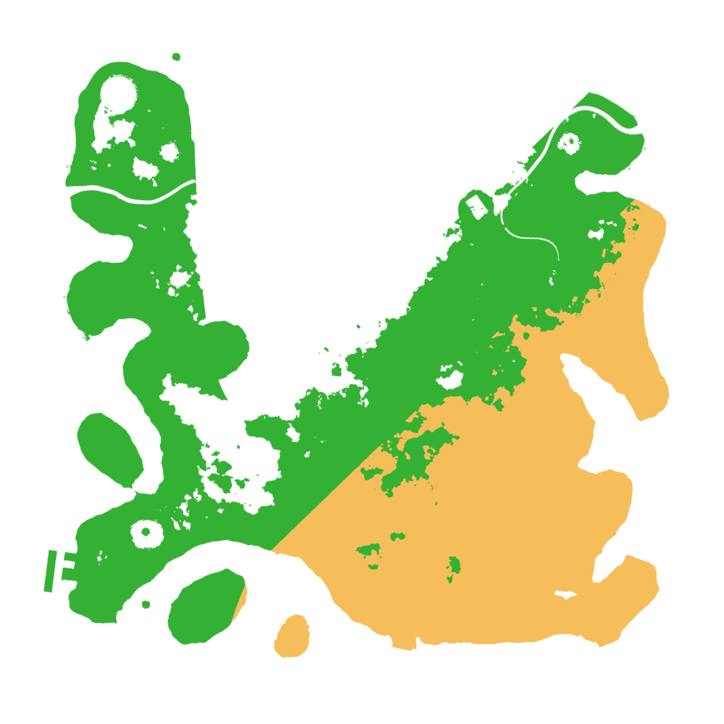 Biome Rust Map: Procedural Map, Size: 3500, Seed: 1481137315