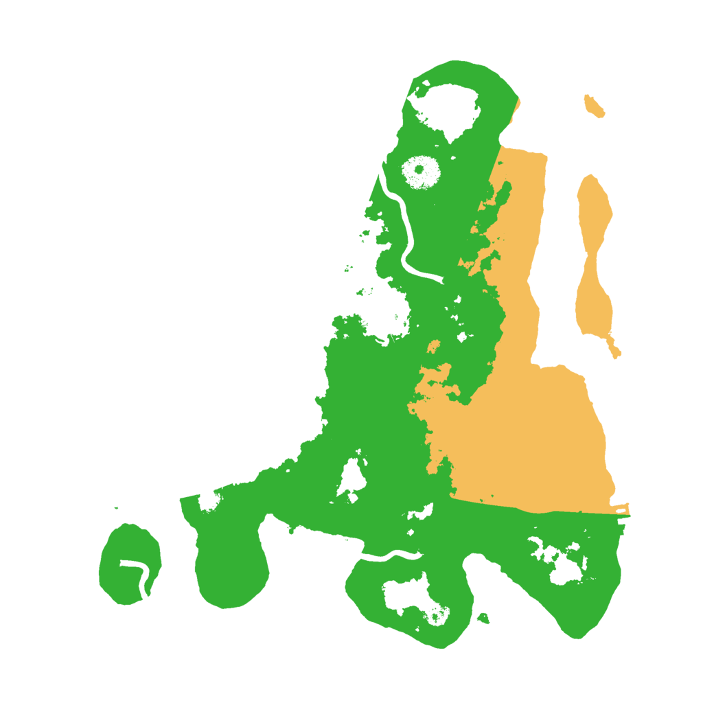 Biome Rust Map: Procedural Map, Size: 3000, Seed: 27818687