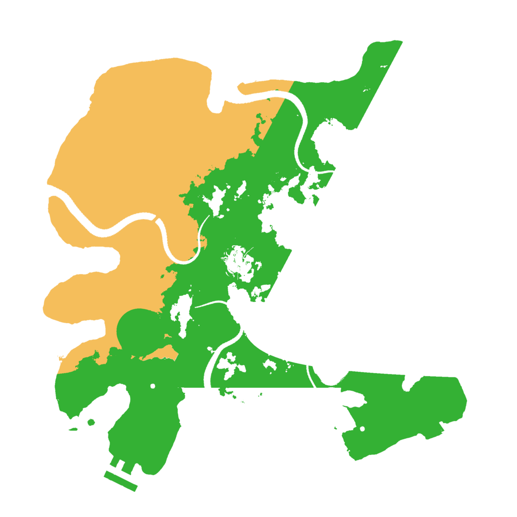 Biome Rust Map: Procedural Map, Size: 3000, Seed: 810
