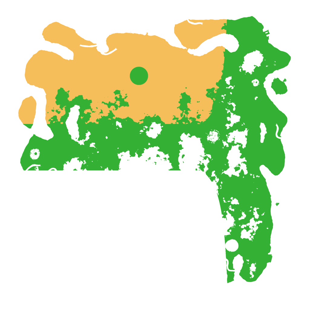 Biome Rust Map: Procedural Map, Size: 4500, Seed: 2085105272