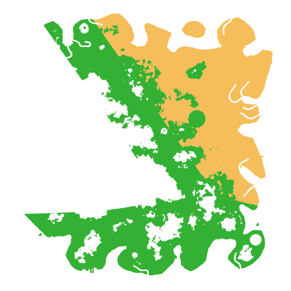 Biome Rust Map: Procedural Map, Size: 4500, Seed: 288102350