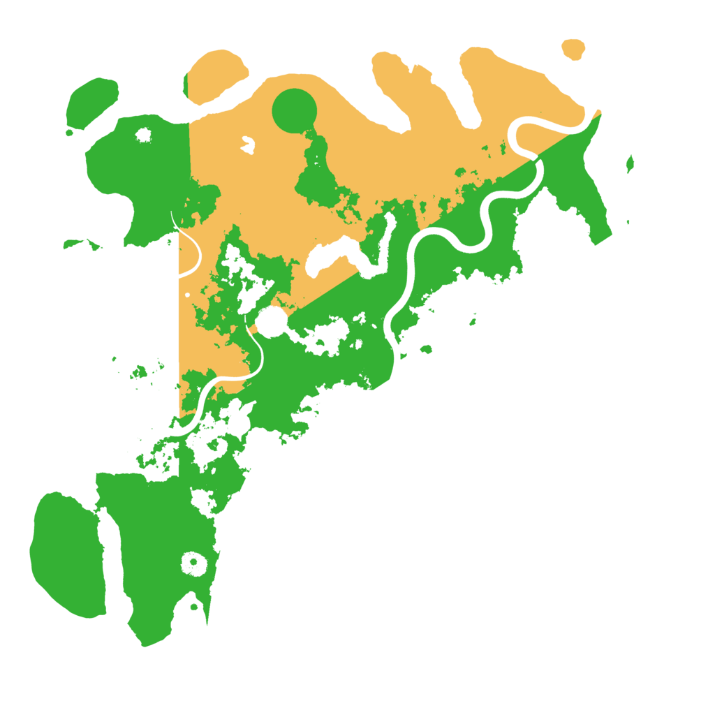 Biome Rust Map: Procedural Map, Size: 4200, Seed: 97168