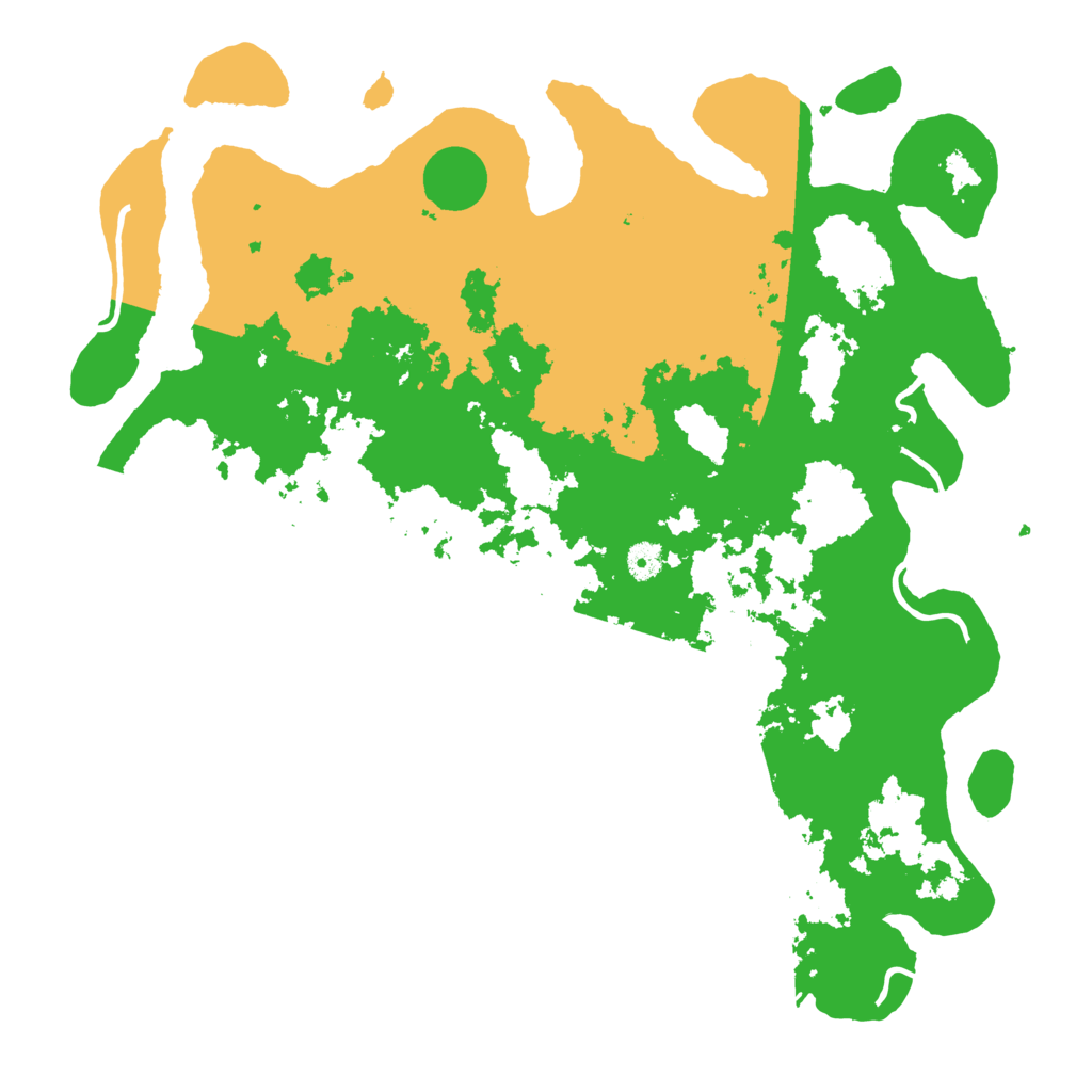Biome Rust Map: Procedural Map, Size: 4500, Seed: 1377059529