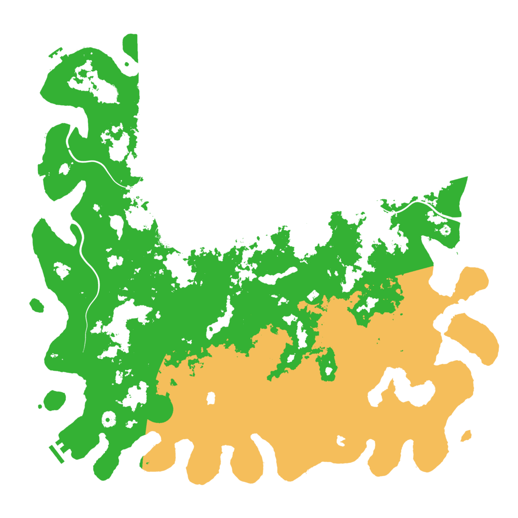 Biome Rust Map: Procedural Map, Size: 5000, Seed: 556645564