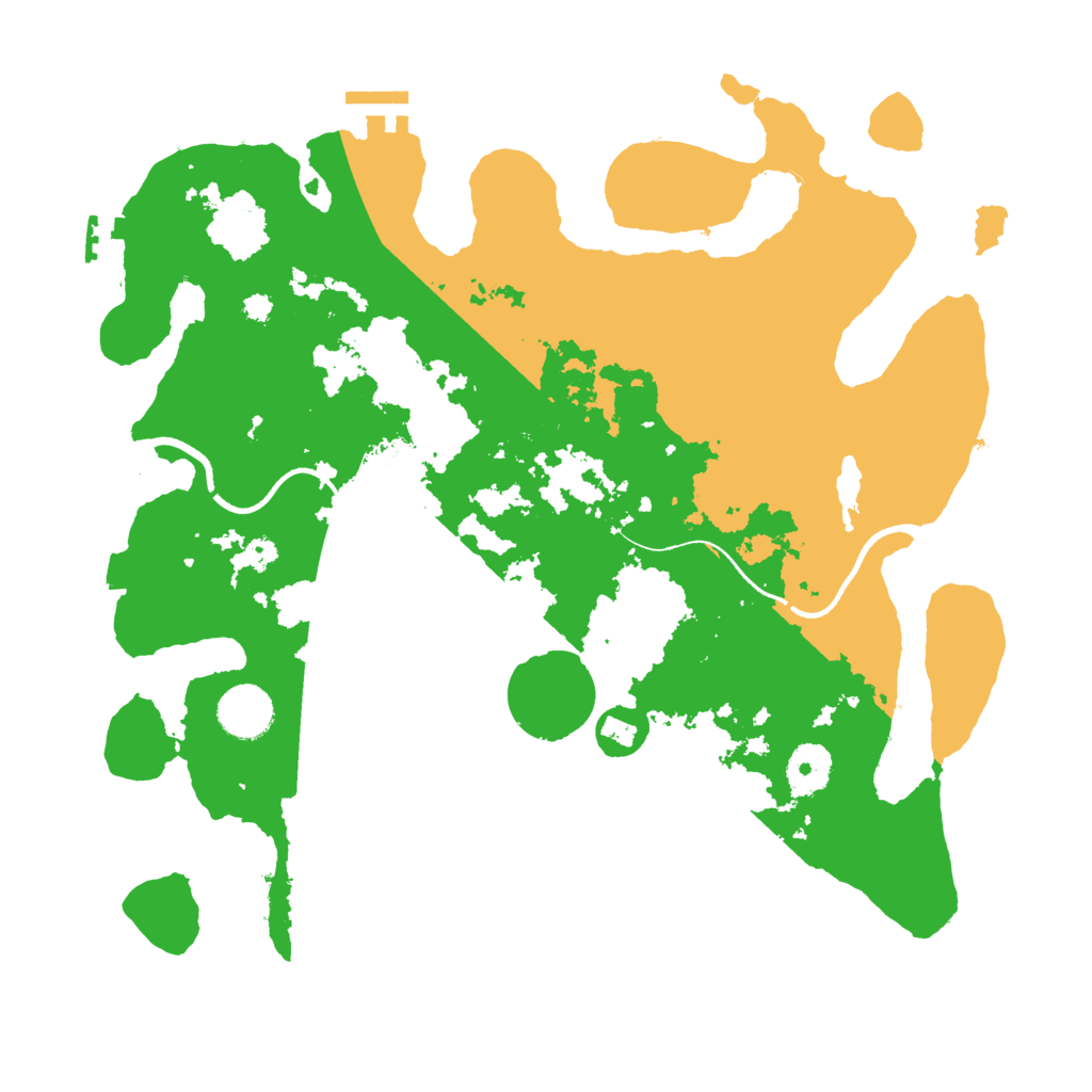 Biome Rust Map: Procedural Map, Size: 3500, Seed: 794064670