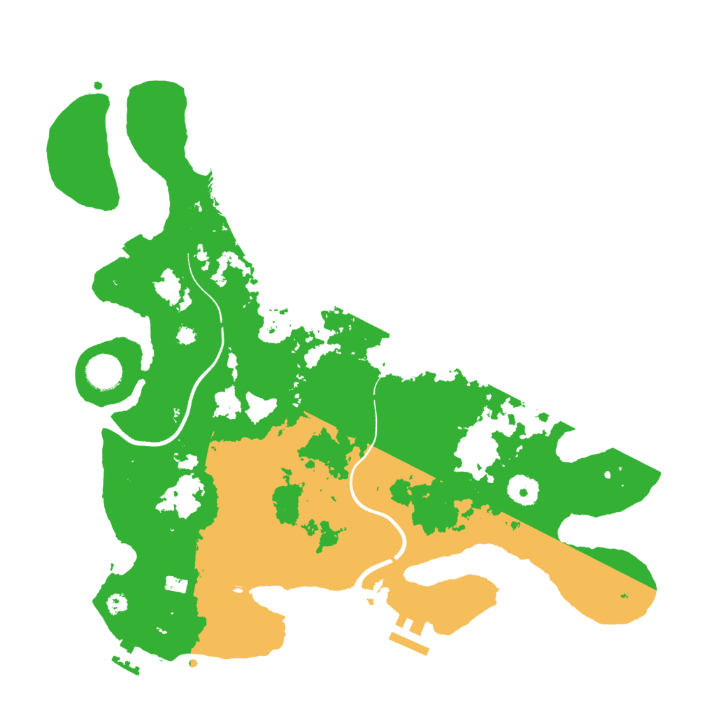 Biome Rust Map: Procedural Map, Size: 3500, Seed: 1932373669