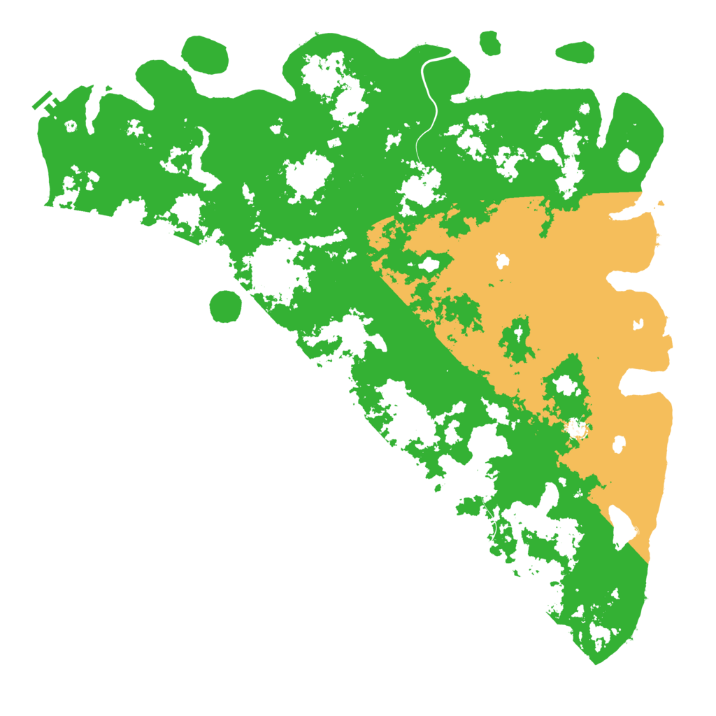 Biome Rust Map: Procedural Map, Size: 6000, Seed: 173637843
